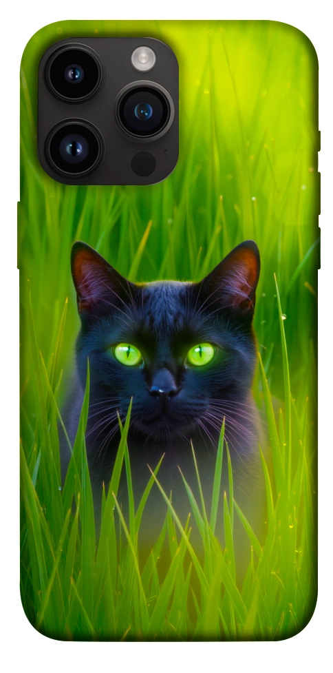 Чохол Cat in the grass для iPhone 14 Pro Max