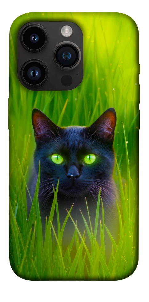 Чохол Cat in the grass для iPhone 14 Pro