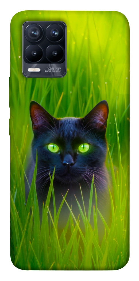 Чехол Cat in the grass для Realme 8