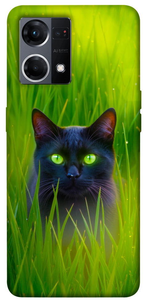 Чехол Cat in the grass для Oppo Reno 7 4G
