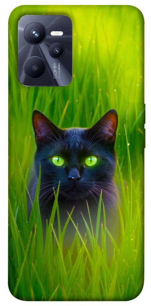 Чехол Cat in the grass для Realme C35