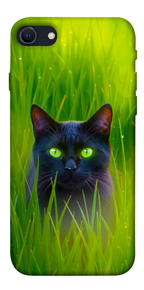 Чехол Cat in the grass для iPhone SE (2022)