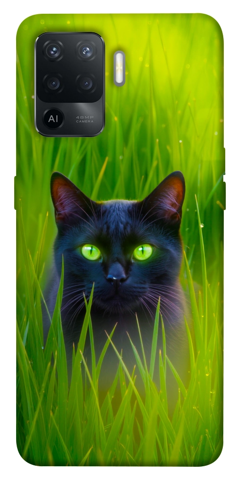 Чехол Cat in the grass для Oppo Reno 5 Lite