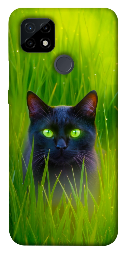 Чехол Cat in the grass для Realme C21