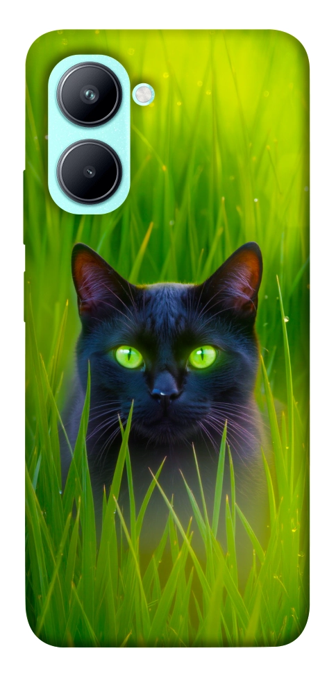 Чехол Cat in the grass для Realme C33