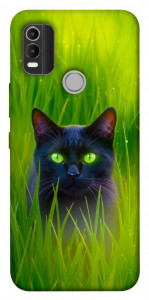 Чехол Cat in the grass для Nokia C21 Plus
