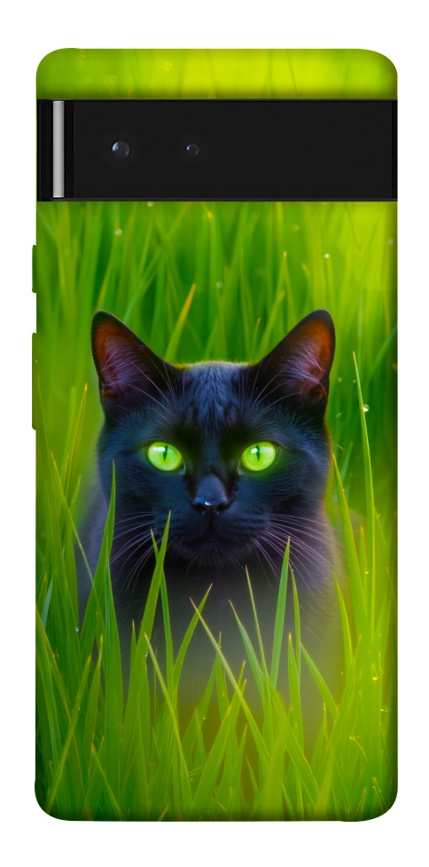 Чехол Cat in the grass для Google Pixel 6