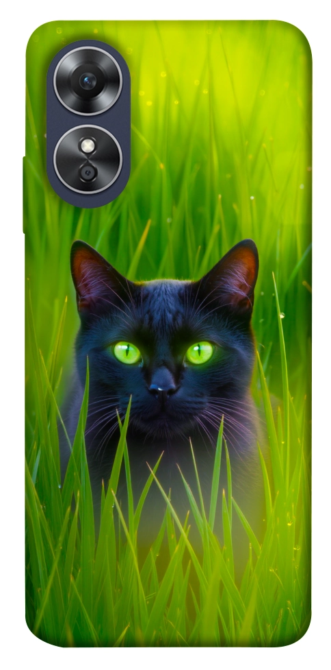 Чехол Cat in the grass для Oppo A17
