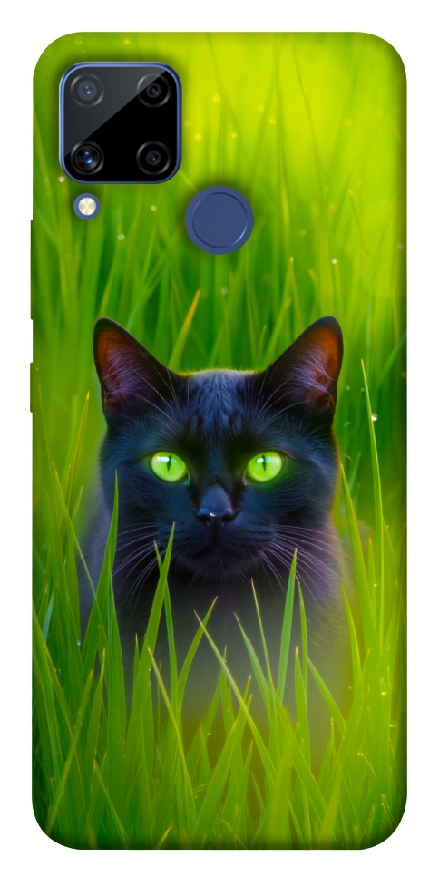 Чехол Cat in the grass для Realme C15
