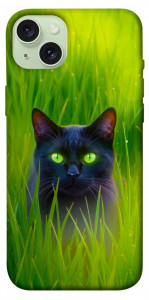 Чехол Cat in the grass для iPhone 15 Plus