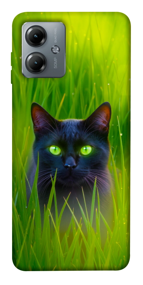Чехол Cat in the grass для Motorola Moto G14