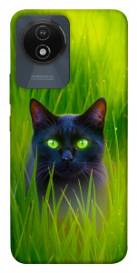 Чехол Cat in the grass для Vivo Y02