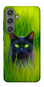 Чохол Cat in the grass для Galaxy S24
