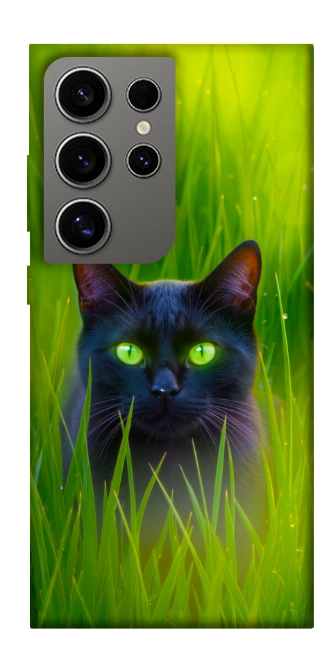 Чехол Cat in the grass для Galaxy S24 Ultra
