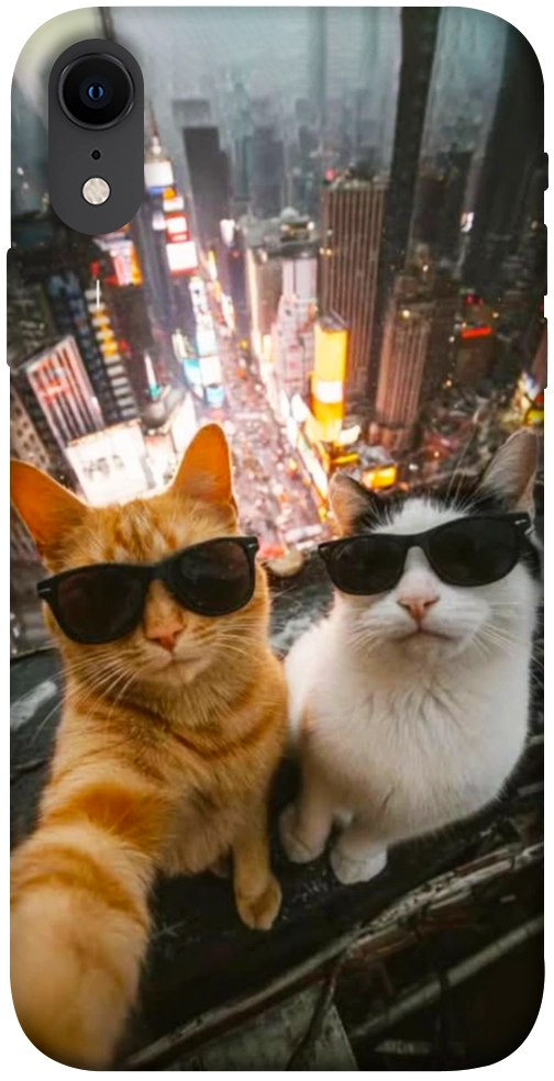 Чехол Cool cats city для iPhone XR