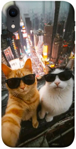 Чохол Cool cats city для iPhone XR