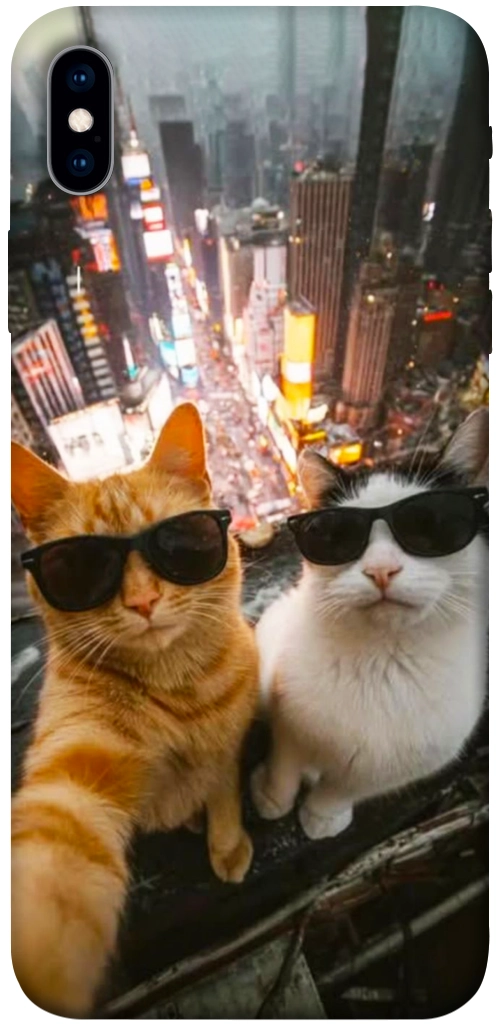 Чохол Cool cats city для iPhone XS Max