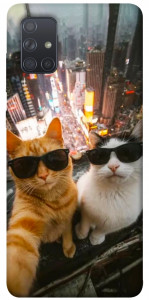 Чохол Cool cats city для Galaxy A71 (2020)
