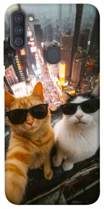 Чохол Cool cats city для Galaxy A11 (2020)