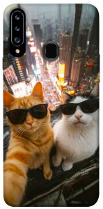 Чехол Cool cats city для Galaxy A20s (2019)