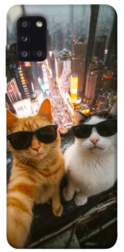 Чехол Cool cats city для Galaxy A31 (2020)