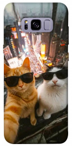 Чехол Cool cats city для Galaxy S8+