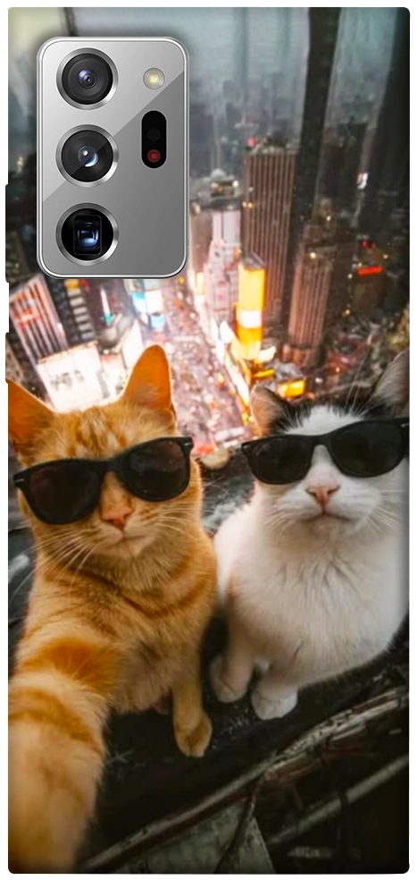 Чехол Cool cats city для Galaxy Note 20 Ultra