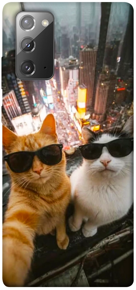 Чохол Cool cats city для Galaxy Note 20