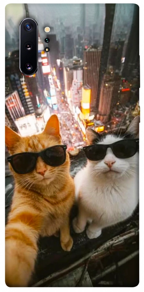 Чехол Cool cats city для Galaxy Note 10+ (2019)