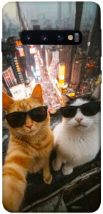 Чохол Cool cats city для Galaxy S10 (2019)