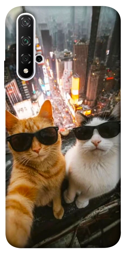 Чехол Cool cats city для Huawei Honor 20
