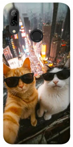 Чехол Cool cats city для Huawei P Smart (2019)
