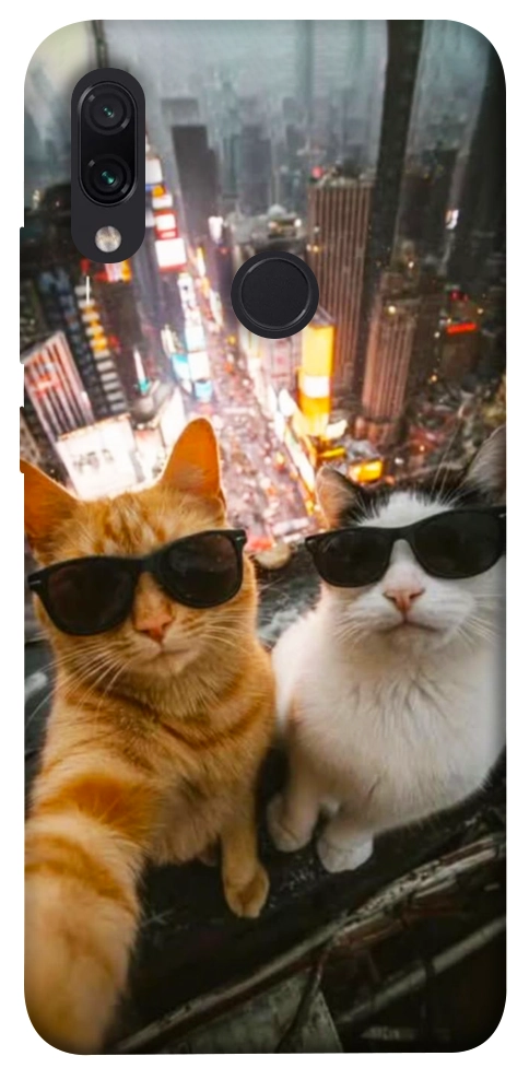 Чехол Cool cats city для Xiaomi Redmi Note 7