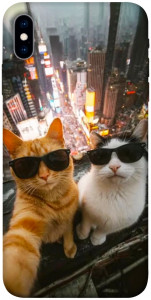 Чехол Cool cats city для iPhone XS