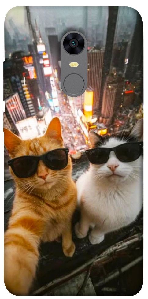 Чехол Cool cats city для Xiaomi Redmi Note 5 (Single Camera)