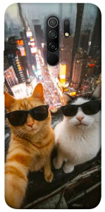 Чохол Cool cats city для Xiaomi Redmi 9