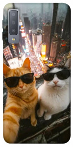 Чохол Cool cats city для Galaxy A7 (2018)