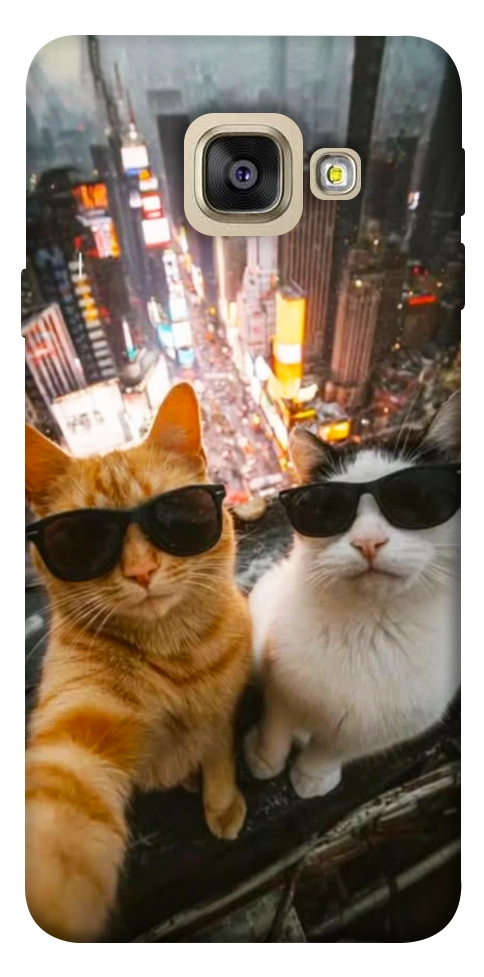 Чохол Cool cats city для Galaxy A5 (2017)