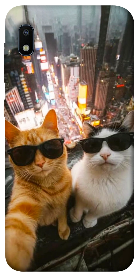 Чехол Cool cats city для Galaxy A10 (A105F)