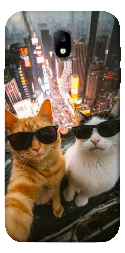 Чехол Cool cats city для Galaxy J7 (2017)