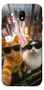 Чохол Cool cats city для Galaxy J7 (2017)