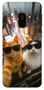 Чехол Cool cats city для Galaxy S9