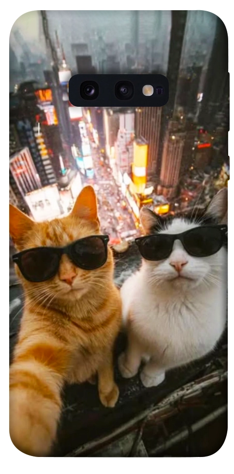 Чохол Cool cats city для Galaxy S10e