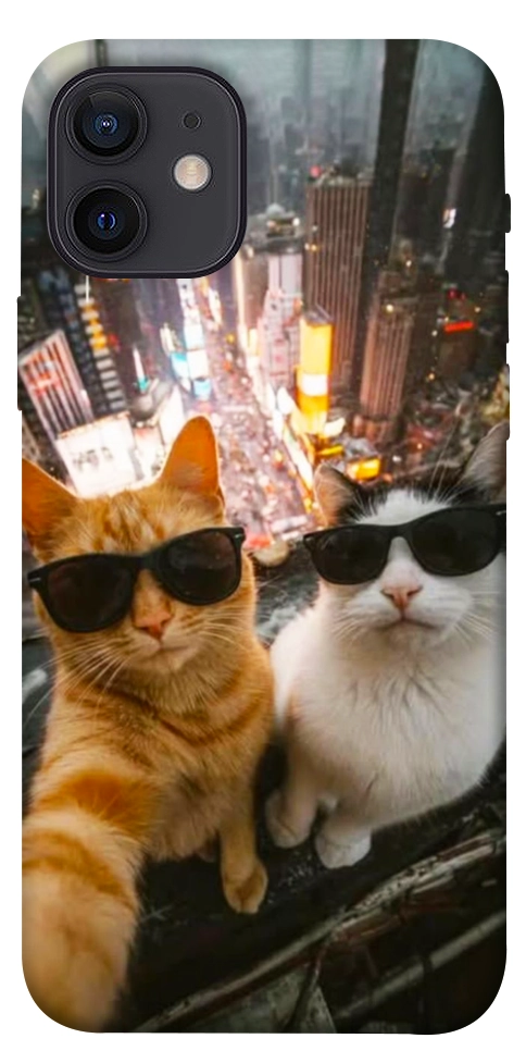 Чехол Cool cats city для iPhone 12
