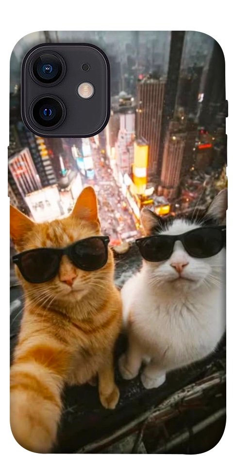 Чехол Cool cats city для iPhone 12 mini