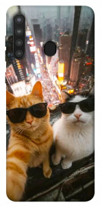 Чохол Cool cats city для Galaxy A21
