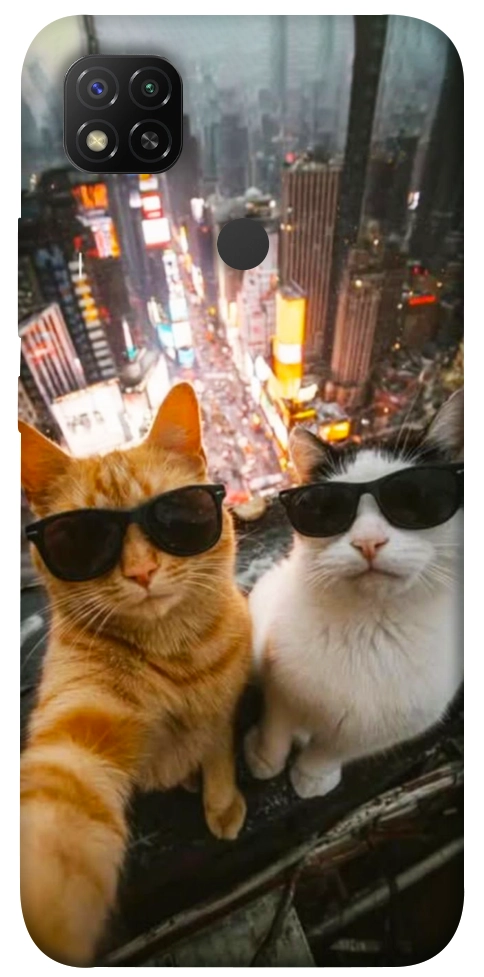 Чехол Cool cats city для Xiaomi Redmi 9C