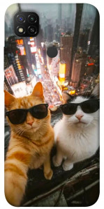 Чохол Cool cats city для Xiaomi Redmi 9C