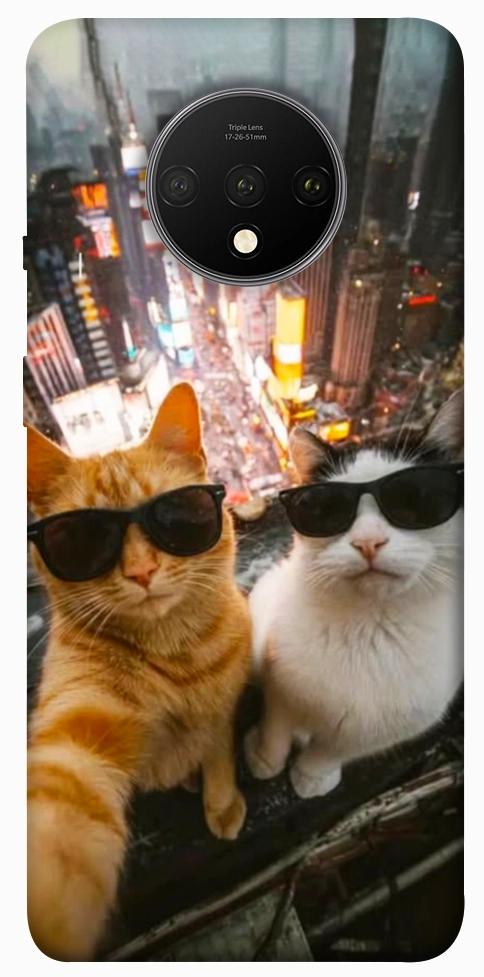 Чехол Cool cats city для OnePlus 7T