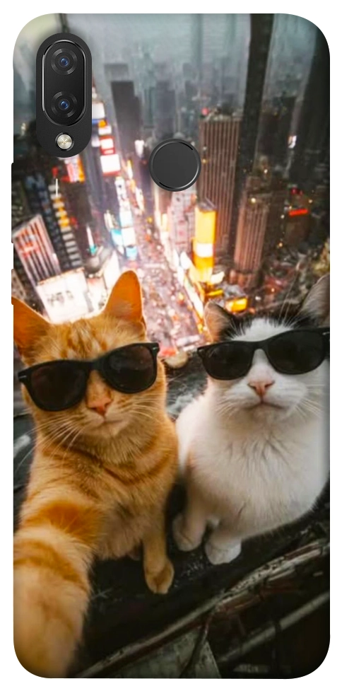 Чехол Cool cats city для Huawei Nova 3i